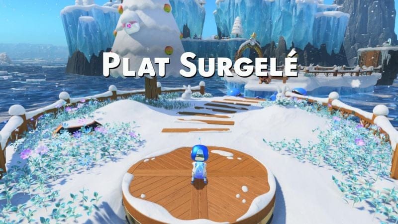 Plat Surgelé Astro Bot : Comment trouver tous les collectibles pour finir le niveau à 100% ?