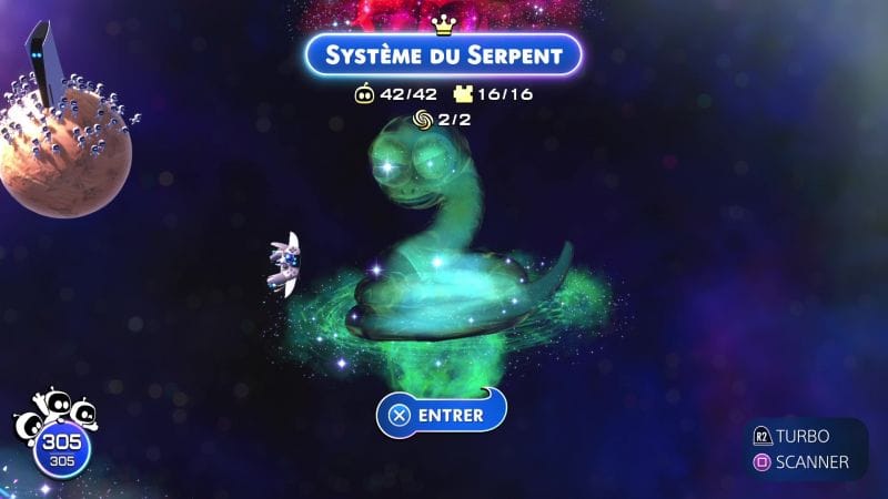 Tous les Bots du Système du Serpent | Guide Astro Bot