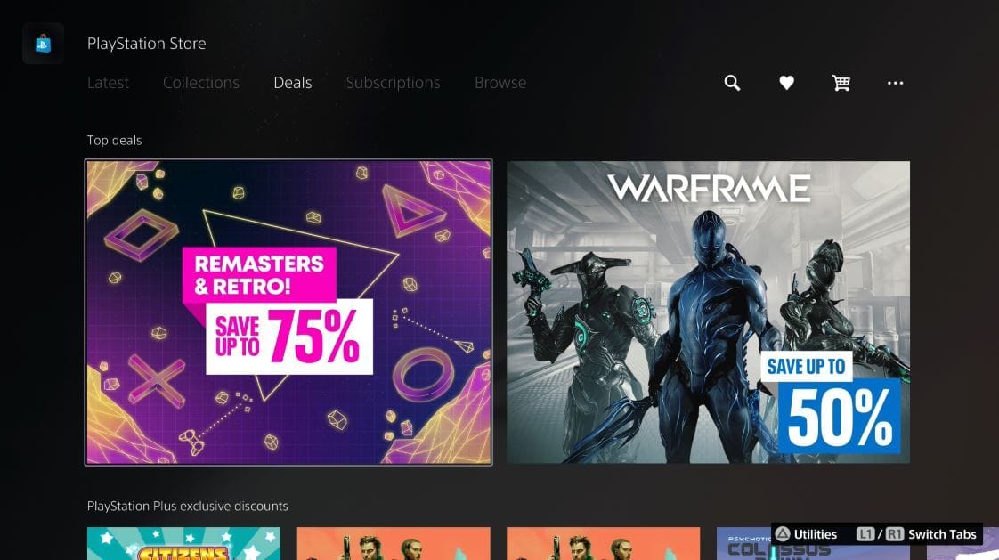 PS5's PlayStation Store Finally Gets A Deals Section, Almost Three Months After Launch - PlayStation Universe