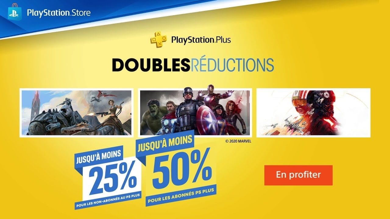 PlayStation Store | Doubles réduction PlayStation Plus jusqu'au 3 mars 2021 | PS5, PS4