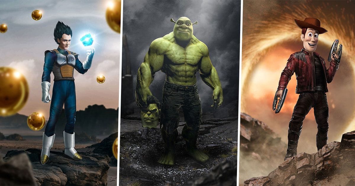 16 mashups de personnages qui semblent tout droit sortis d'un univers parallèle