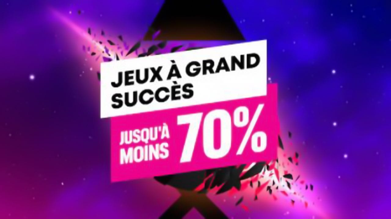 PlayStation Store : Jusqu'à -70% pour des jeux PS5 et PS4 "à Grand succès"