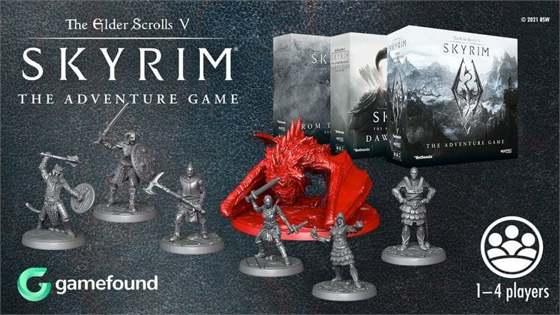 Le jeu de plateau The Elder Scrolls V Skyrim fait un carton en 30 minutes