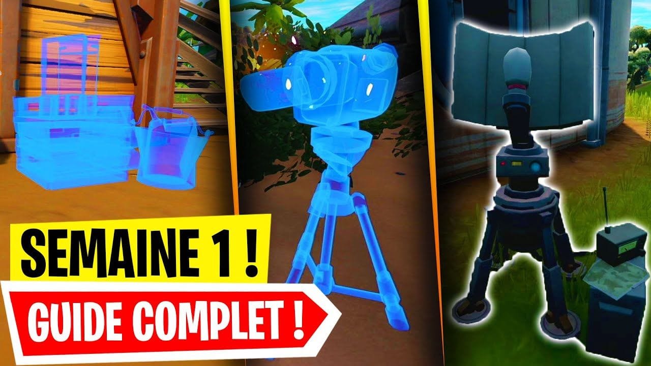 GUIDE COMPLET DES DÉFI QUÊTE CHAPITRE 3 FORTNITE SAISON 1, LISTE QUÊTE CHAPITRE 3 SEMAINE 1 FORTNITE