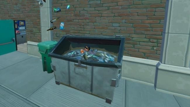 Se cacher dans une benne à ordures à Tilted Towers et au Daily Bugle, défi semaine 14 - Fortnite - GAMEWAVE