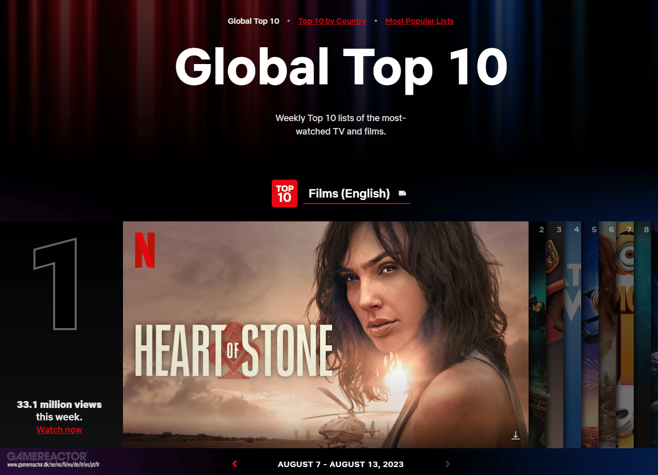 Heart of Stone est un succès sur Netflix