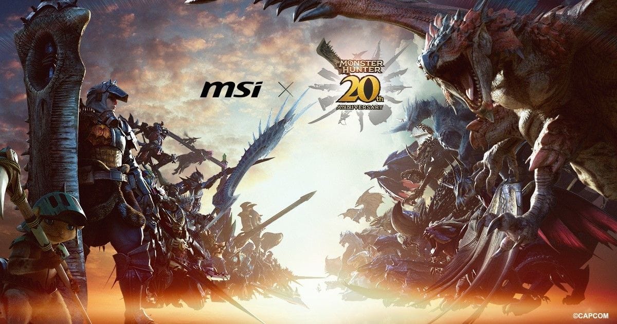 MSI fait équipe avec Capcom pour des périphériques Monster Hunter en édition limitée.