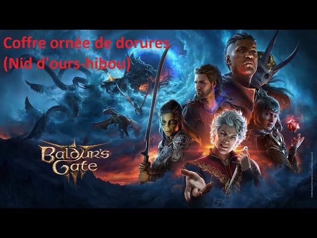 Baldur's Gate 3 - Coffre ornée de dorures (Nid d'ours-hibou)