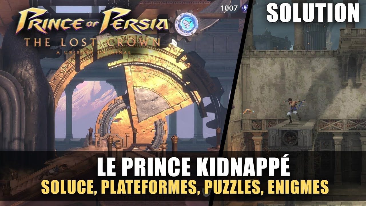 Prince of Perisa : The Lost Crown - Solution : Le Prince Kidnappé (Énigmes, Puzzle, Plateformes)