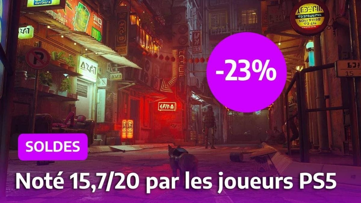 Sur PS5, vous avez noté le jeu Stray 15,7/20. Bonne nouvelle : il est désormais à -23% pendant les soldes d’hiver !