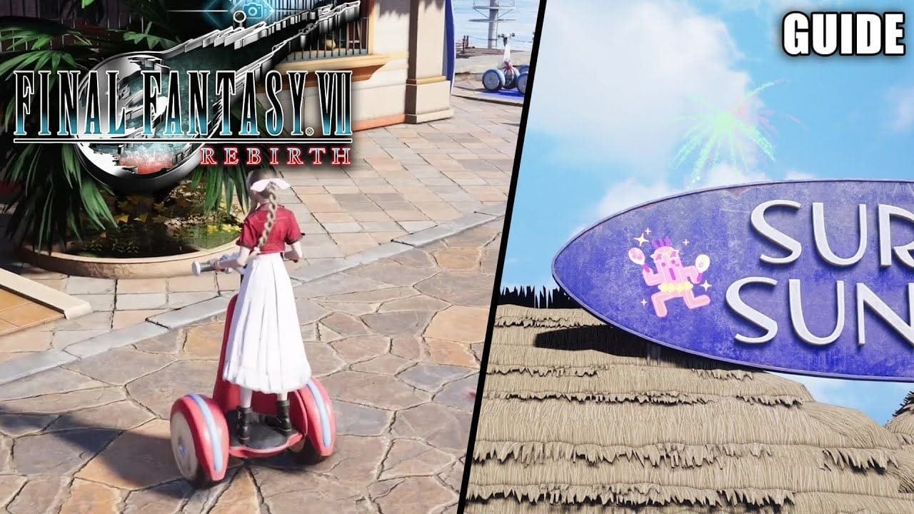 Final Fantasy 7 Rebirth Solution Chapitre 6 - Sortie entre fille (Gyropodes et Pampas Bonheur)
