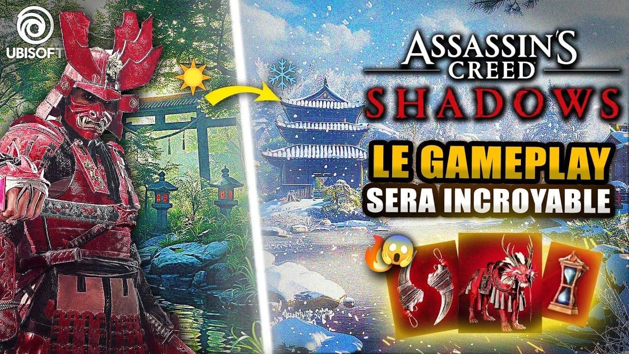 Assassin's Creed Shadows : 12 Fonctions INCROYABLES (Saisons, Monture DRAGON, Taille de la Carte 🔥)