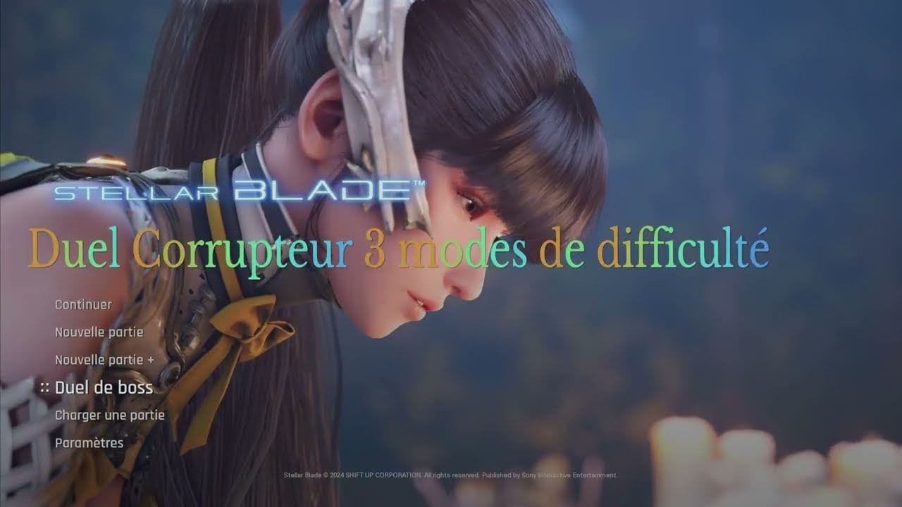 Stellar Blade Duel Corrupteur Eidos 7 dans les 3 Difficultés