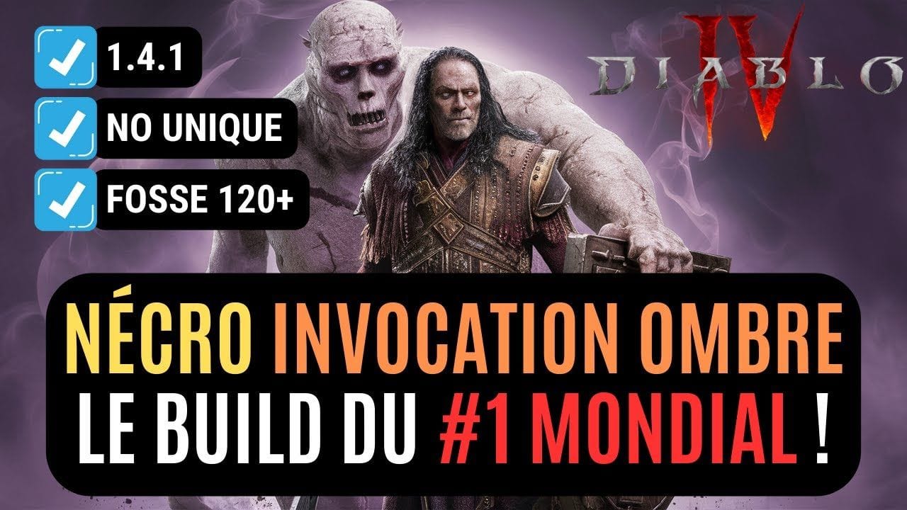 Le Build Nécromancien Le Plus Puissant Actuellement En Saison 4 Avec Une Version Invocations Ombre !