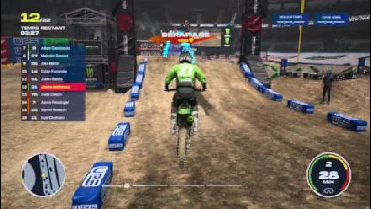 Monster énergy Supercross 6 Découverte Gameplay Presantation