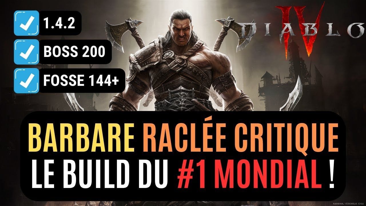 Le Guide Ultime Du Barbare Raclée Le Plus Puissant Qui Existe Dans Diablo 4 ! (Réservé à Une Élite)