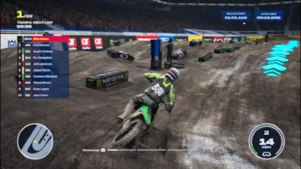 Monster énergy Supercross 6 modes carrière Mineapolise