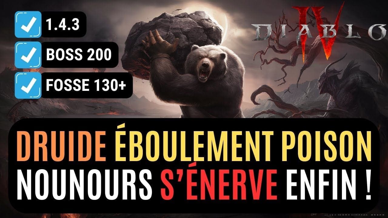 Le Druide Revient En Force avec Son Build Éboulement Poison Qui Dominera Bientôt La Saison 5 !