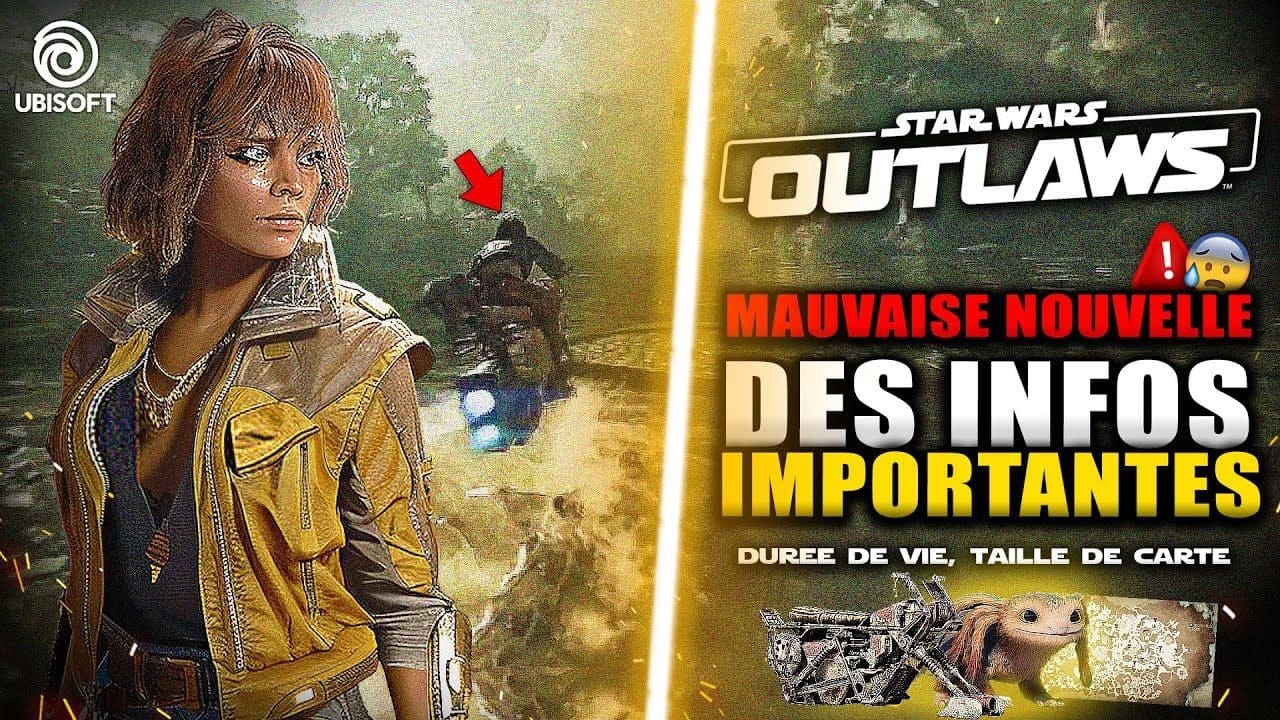 Star Wars Outlaws : Bonnes et MAUVAISES Nouvelles !! (Durée de vie, Taille de la Carte ,...)