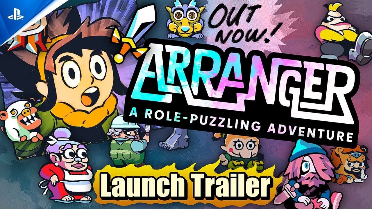 Arranger: A Role-Puzzling Adventure - Launch Trailer | PS5 Games