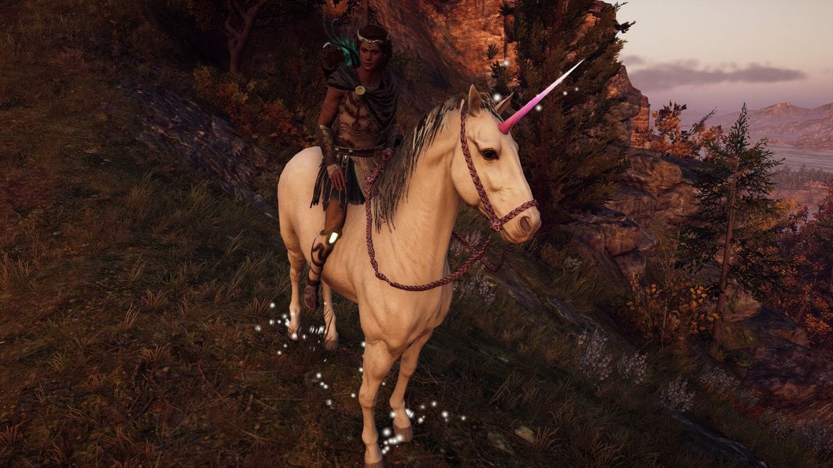 Licorne Assassin's Creed Odyssey : Comment obtenir cette robe pour votre cheval  ?