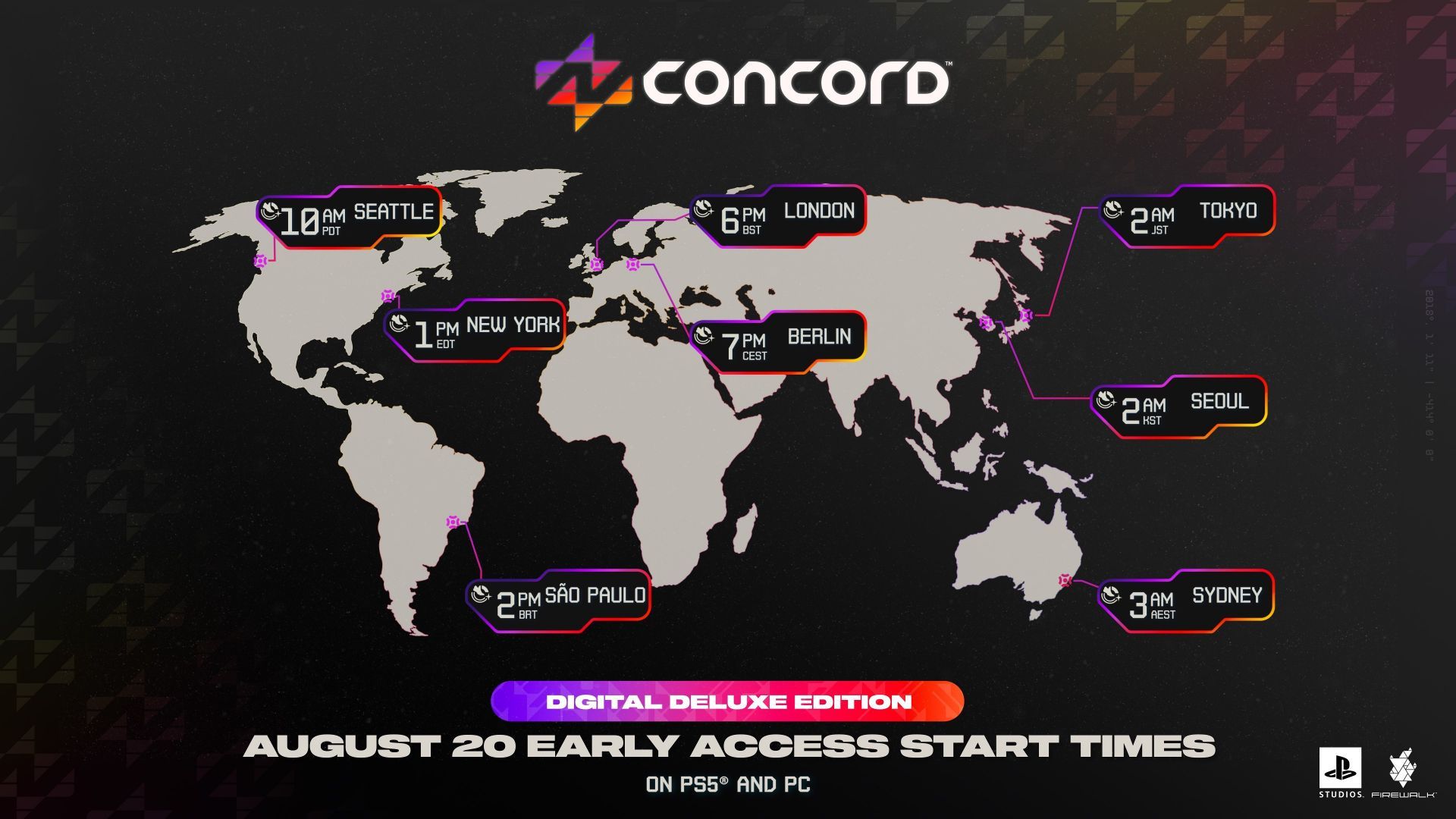 Concord décrit la feuille de route du contenu, la saison 1 commence en octobre.