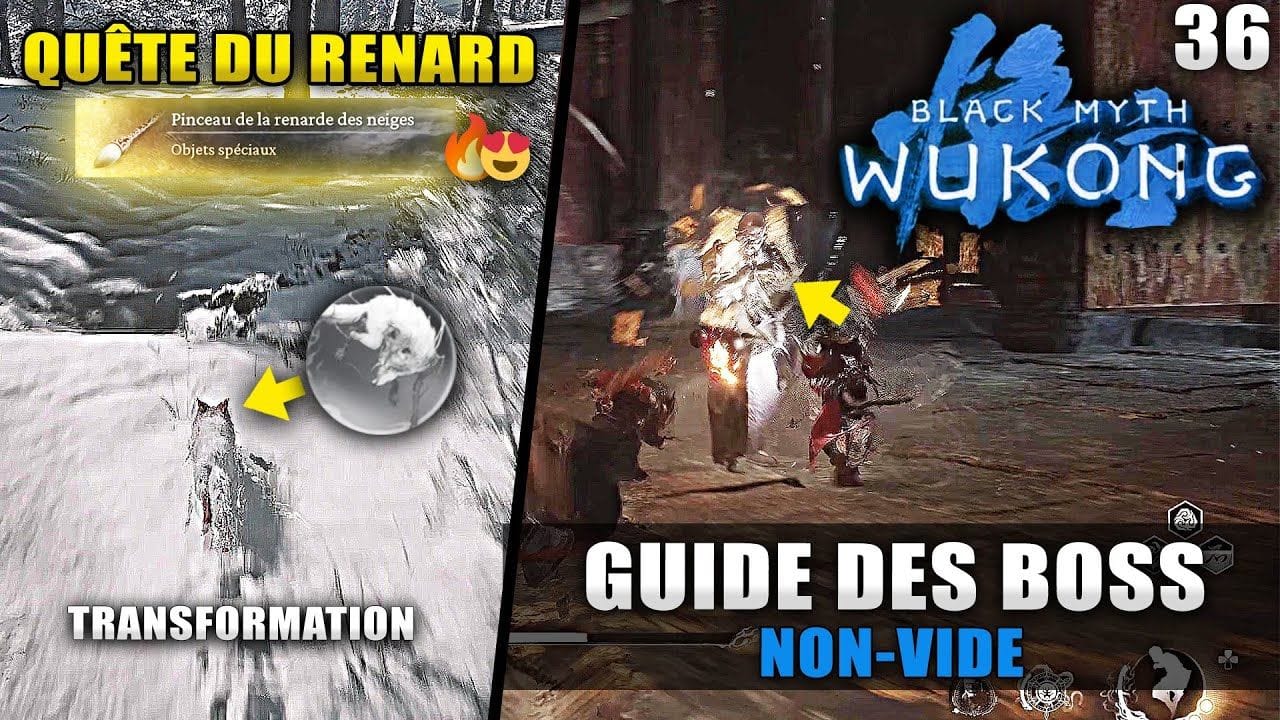 Black Myth Wukong : SE TRANSFORMER EN RENARD 🔥 Solution Quête (BOSS Non-Vide) COMBAT & Stratégie