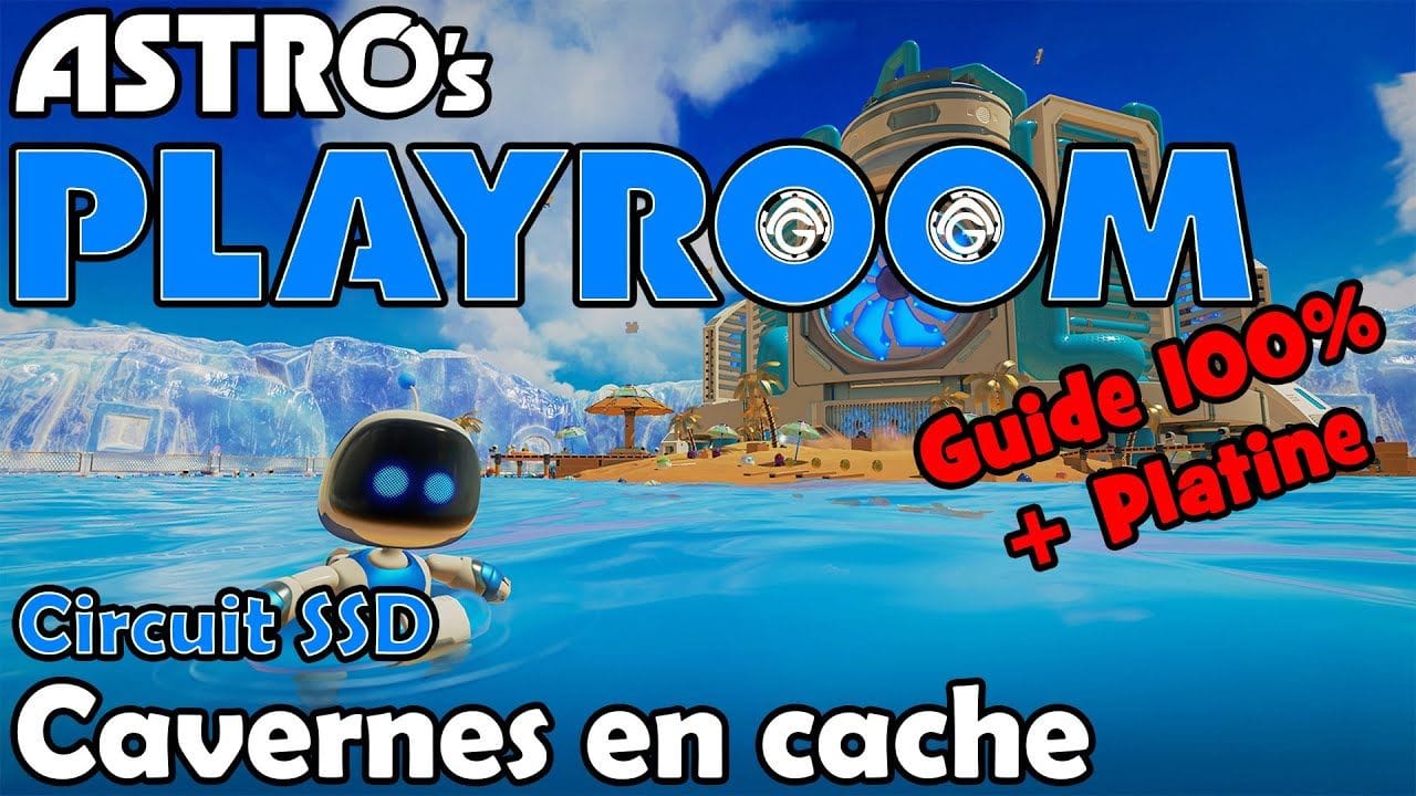 Astro's Playroom - Cavernes en cache 100%