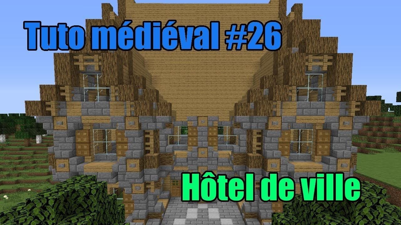 Minecraft - Construire un village médiéval de A à Z #26 - Hôtel de ville 2/2