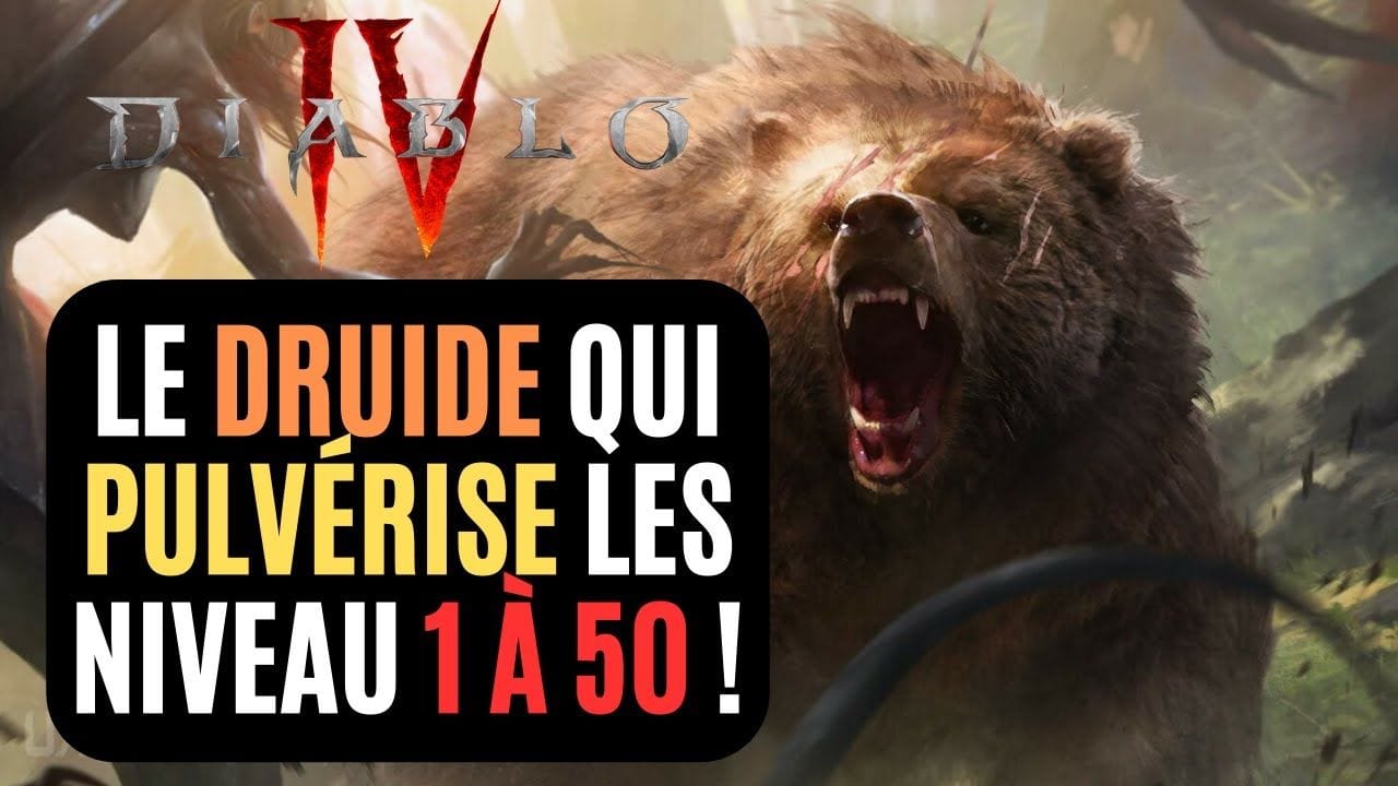 Le Druide Qui N'a Pas Le Temps De Discuter Dans Diablo 4 Pour Atteindre Le Niveau 50 !