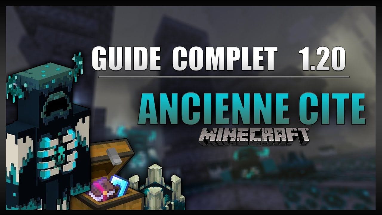 Le guide ULTIME sur les ANCIENNES CITES et le WARDEN en 1.20 sur Minecraft en SURVIE !