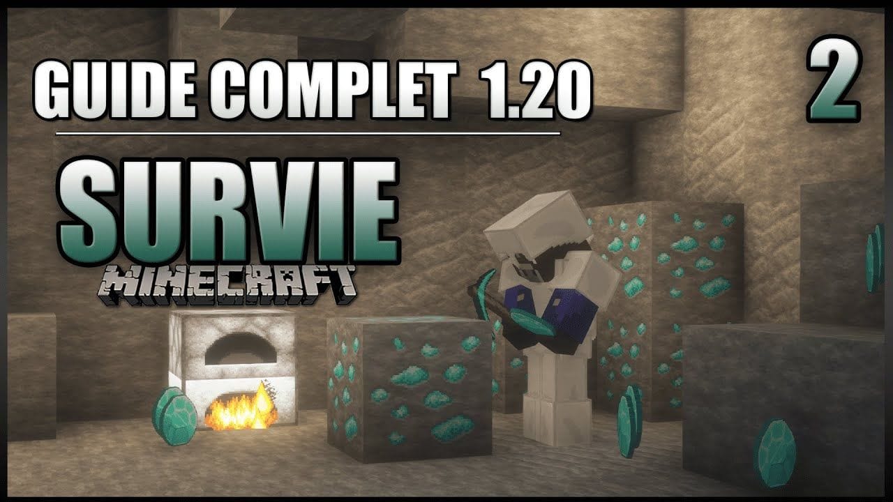 Le Guide ULTIME sur la SURVIE Minecraft en 1.20 - Trouver des Diamants, Améliorer son Stuff