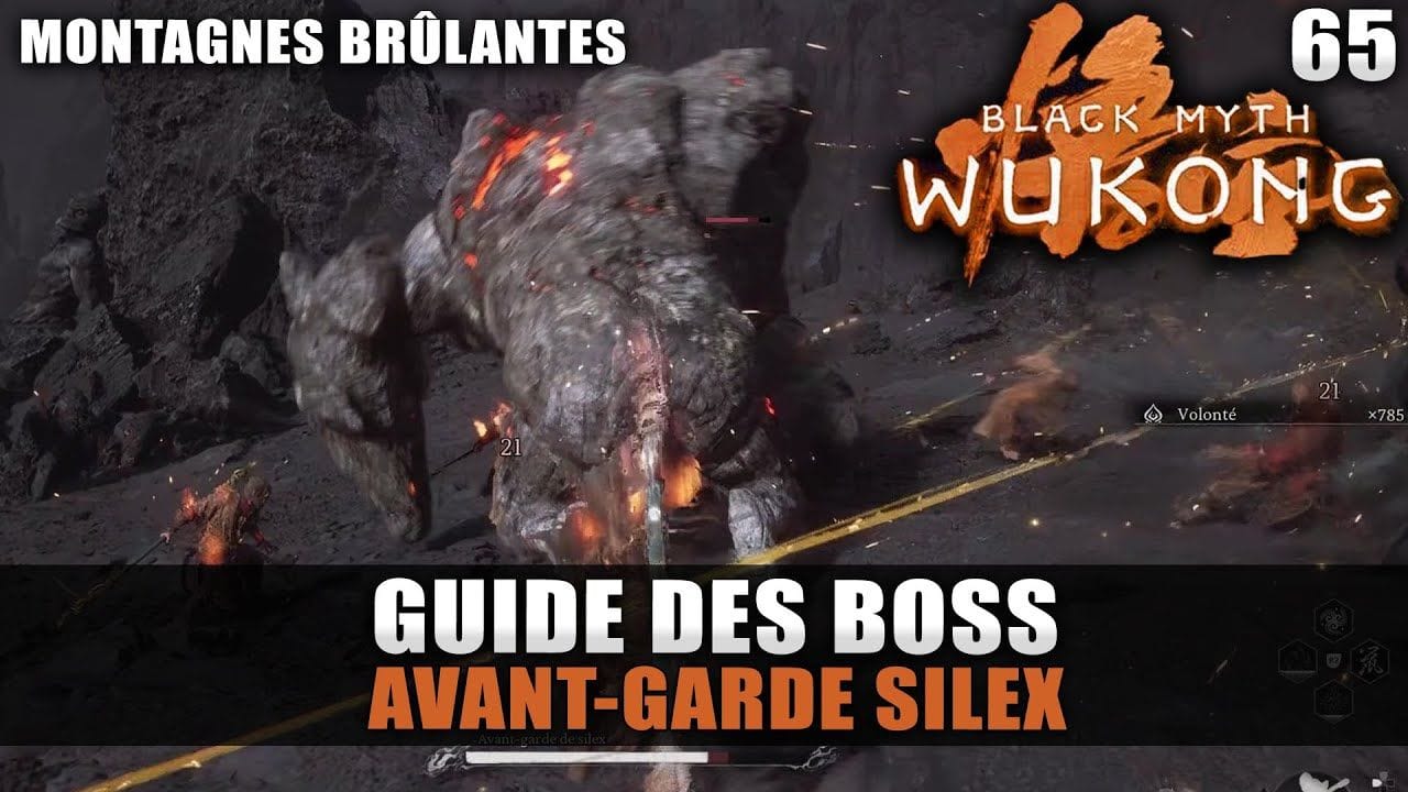 Black Myth Wukong : Guide BOSS : AVANT-GARDE SILEX (Stratégie COMBAT) Champs de flammes