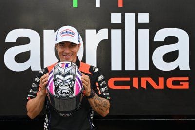 MotoGP 24 : un casque très spécial porté par ce pilote Aprilia ce week-end