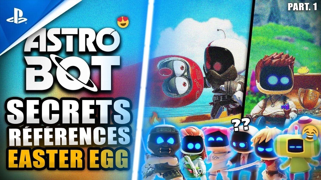 ASTRO BOT : Toutes Les RÉFÉRENCES incroyables dans le jeu ! Part.1 (SECRETS & Easter Egg) 2024